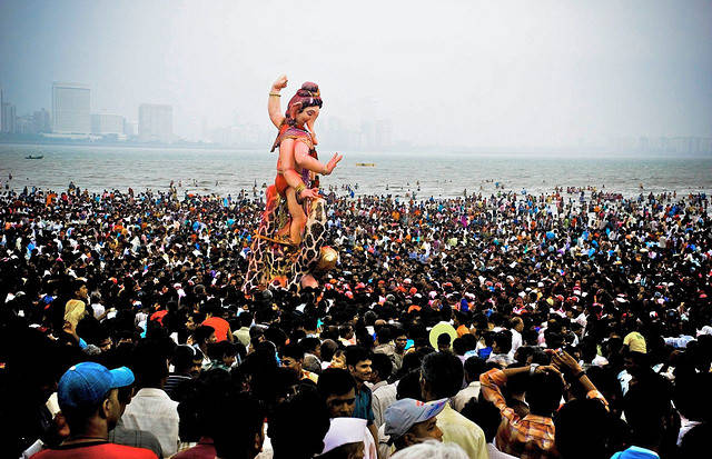 Lord Ganesh Idol Immersion Procession.