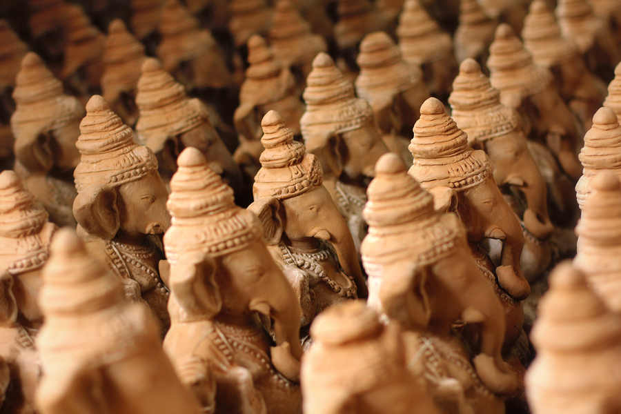 Clay model of Lord Ganesha