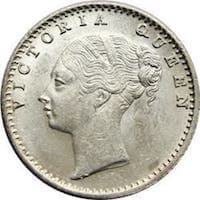 Queen Victoria - 1/4 Rupee
Continuous Legend