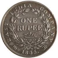 King William IV - One Rupee