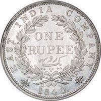 Queen Victoria - One Rupee
Continuous Legend