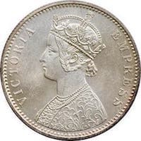 Empress Victoria - One Rupee
